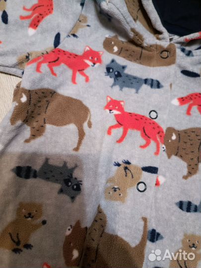 Флисовый комбинезон для мальчика 68-74