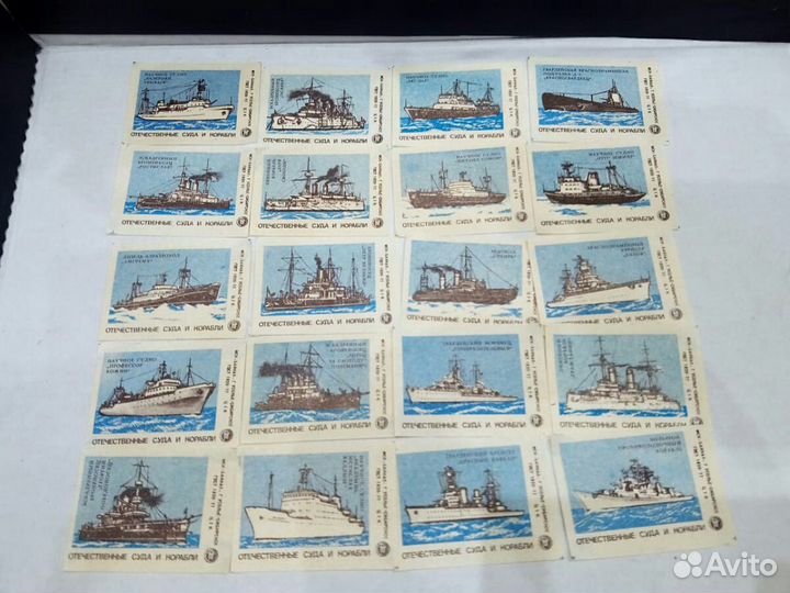 Коллеционная этикетки от спичечных коробок СССР