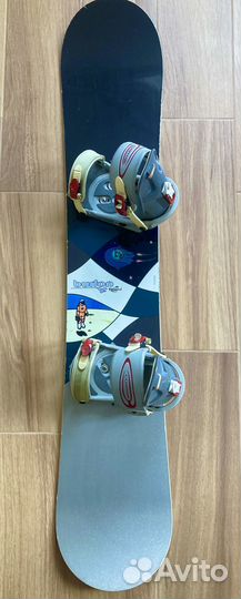 Сноуборд burton 147 см с креплениями и Чехол