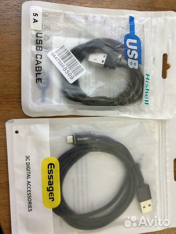 Магнитный кабель type c micro usb 1m 2 штуки