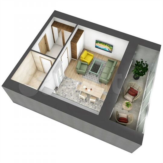 1-к. квартира, 37,1 м², 8/19 эт.