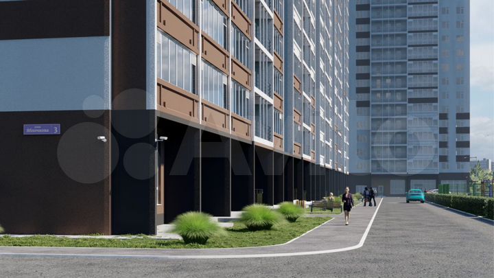 3-к. квартира, 88,2 м², 6/17 эт.