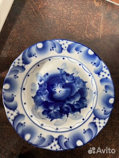 Сервиз кофейный, Гжель