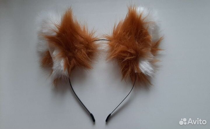 Ободок уши ушки лисы