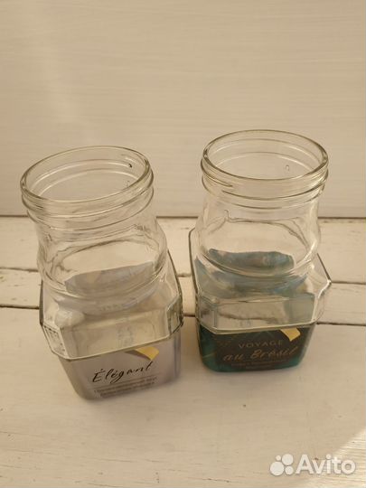 Банки стеклянные от кофе Карт нуар 3шт новые