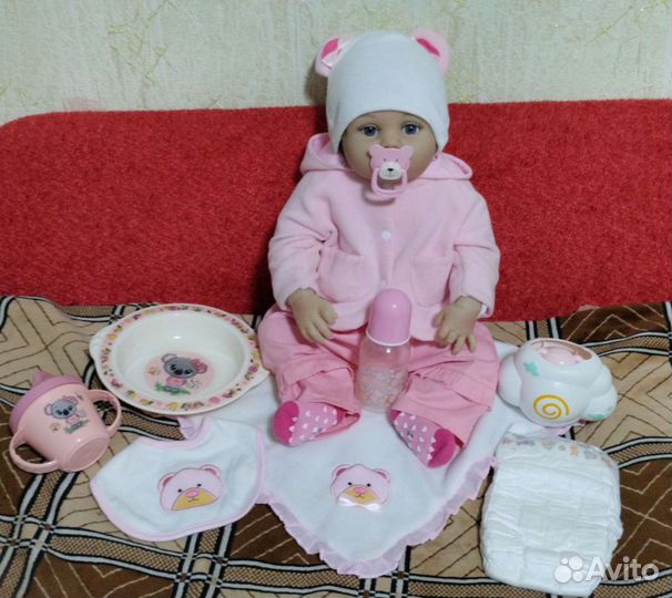 Кукла Реборн силиконовая девочка