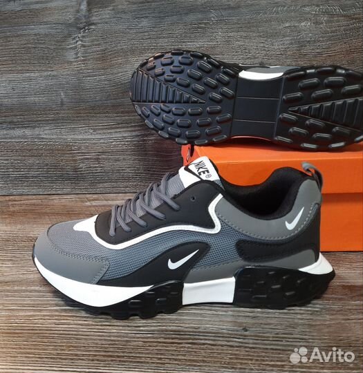 Кроссовки Nike 40-45 артикул 777 серый