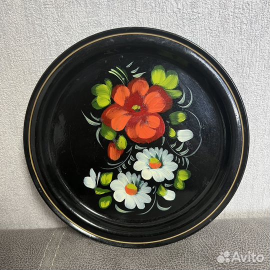 Поднос жестянной СССР