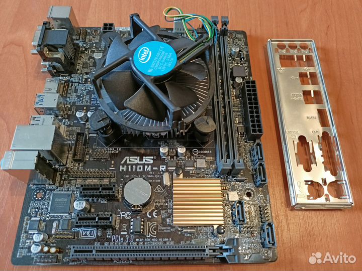 Материнская плата H110M-R/C/SI (комплект)