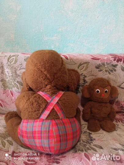 Обезьяна с малышом коллекционная, гдр, 70-80-е г