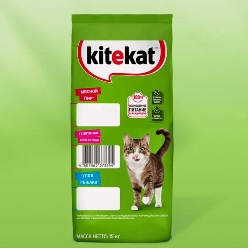 Kitekat 15 кг опт