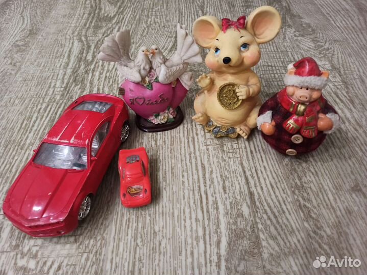 Копилка мышка и фигурки