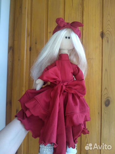 Текстильная кукла ручной работы