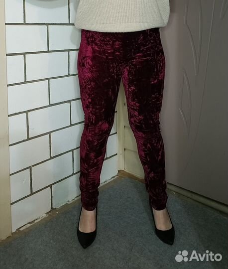 Леггинсы женские бархат 42 размер