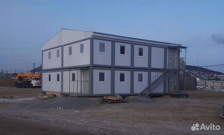 Модульное здание сэндвич
