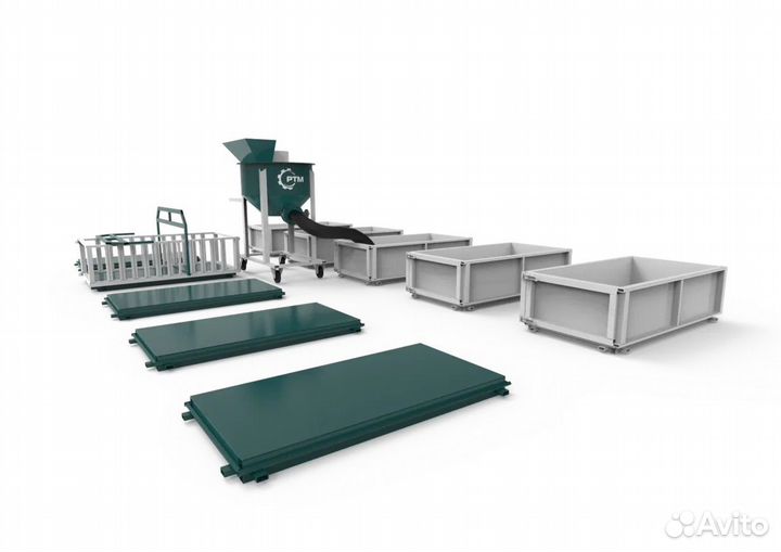 Мини завод по производству газобетона ртм- 4му