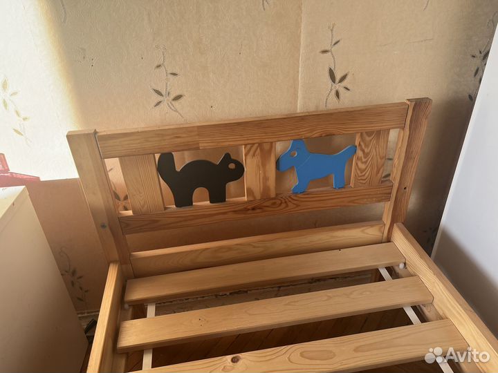 Детская кровать IKEA Sultan Lade с матрасом