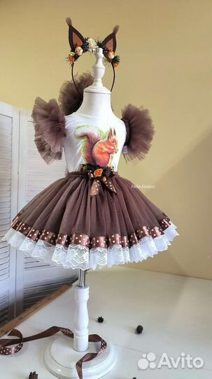 Костюм белки (с хвостом, без хвоста),на заказ