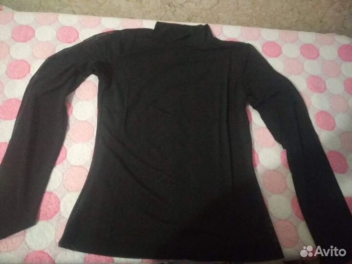 Новая водолазка-сетка 42р