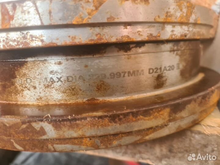 Диски тормозные и поршеня