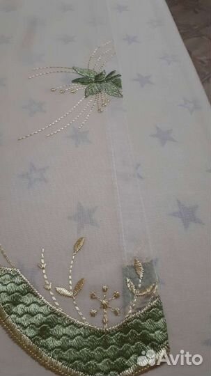 Тюль с вышивкой 7 метров