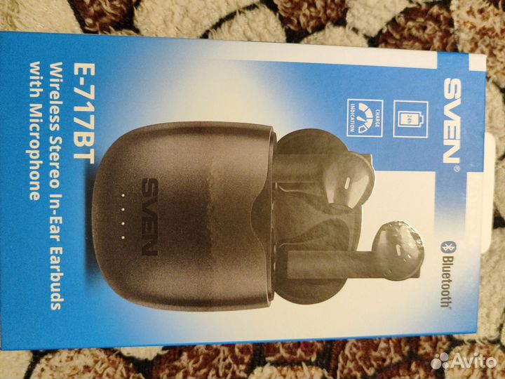 Беспроводные стерео наушники с микрофоном E—717BT