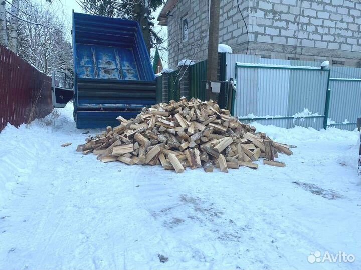Дрова березовые. Колотые