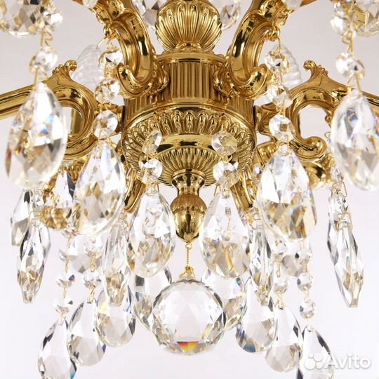 Люстра бронзовая 75102/6/125 A G Bohemia Ivele Cry