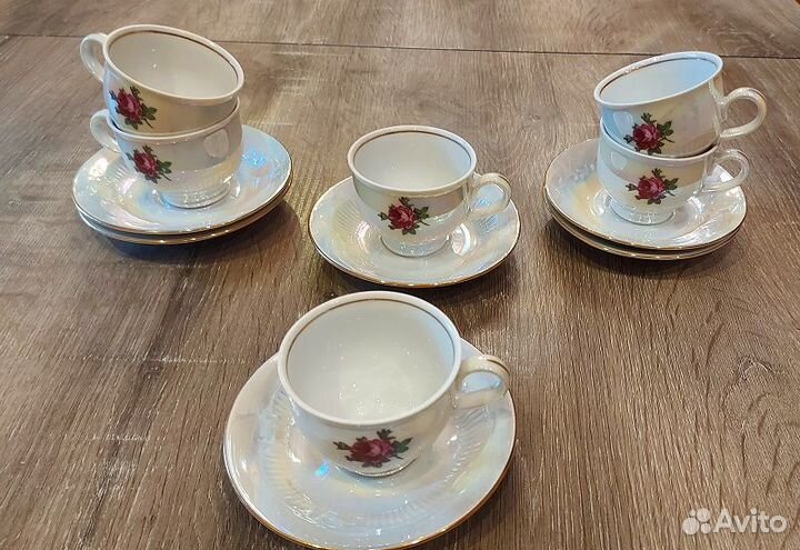 Тарелки и другие предметы сервиза Coldiz, (новые)