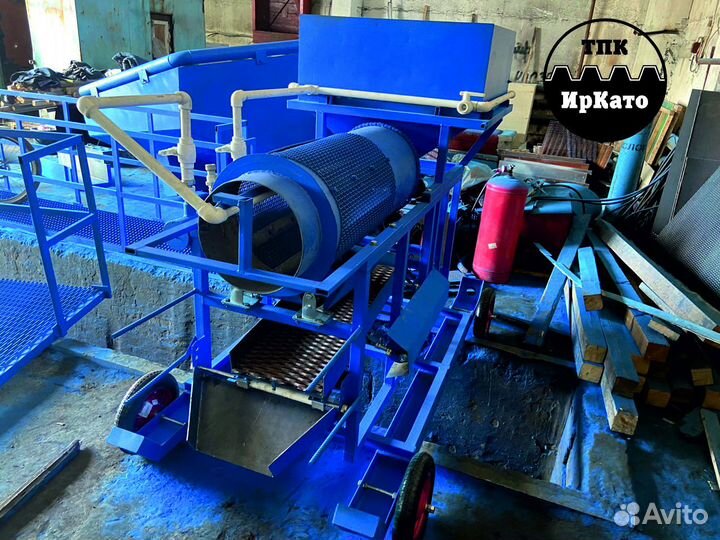 Скруббер бутара, для добычи золота, для разведки