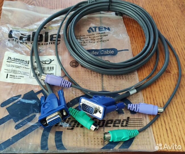 Кабели компьютерные VGA, USB, электрические