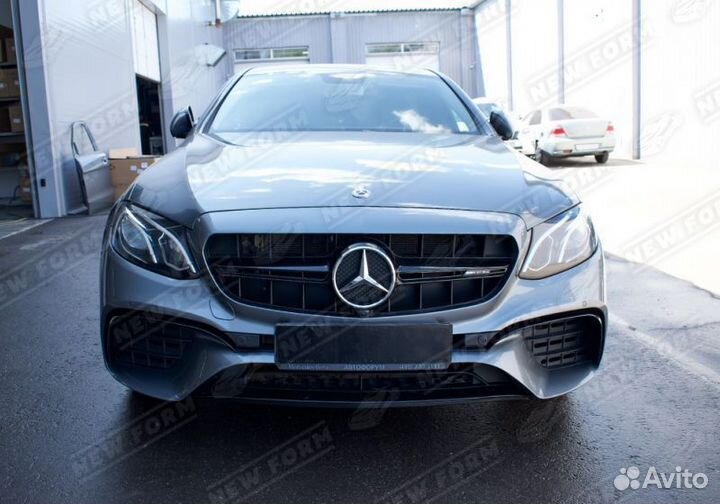 Бампер передний 63 S AMG Mercedes E class 213