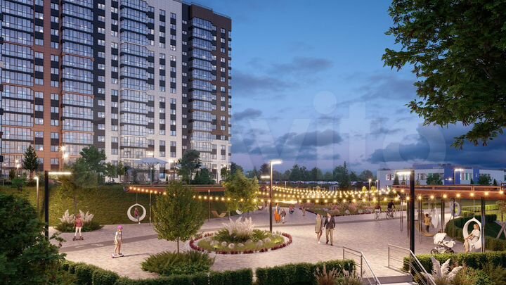 Квартира-студия, 28,9 м², 9/16 эт.