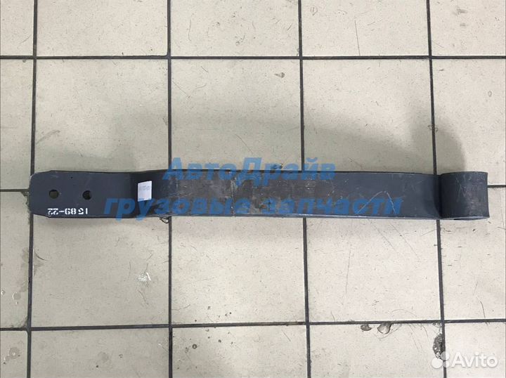 Полурессора SAF однолистовая 2отв. 1/48x100 522+43