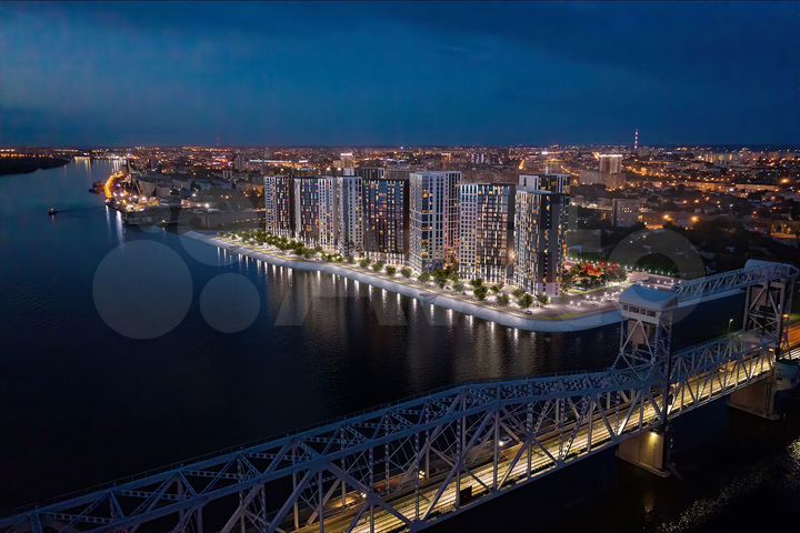 1-к. квартира, 43,2 м², 2/24 эт.