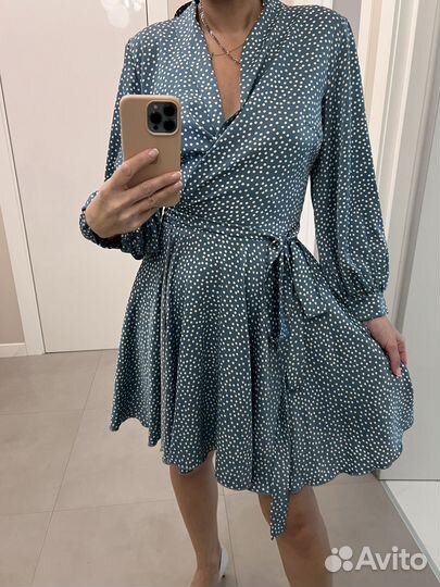 Платье женское шелковое