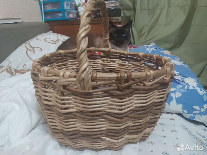 Корзина плетеная маленькая