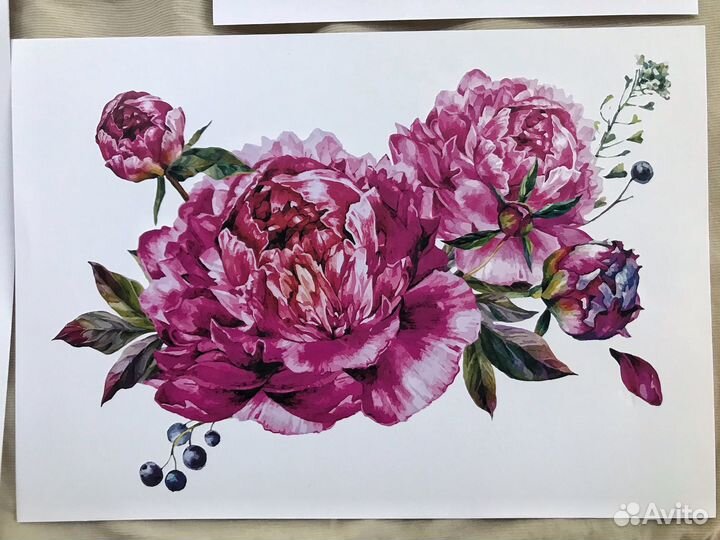 Постеры для интерьера. Постеры с цветами