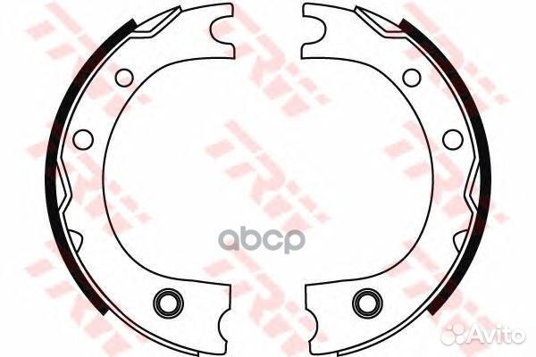 Колодки тормозные стояночного тормоза GS8716 TRW