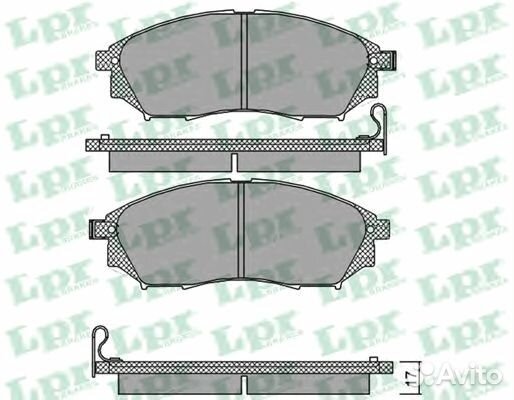 05P1406 Колодки тормозные дисковые