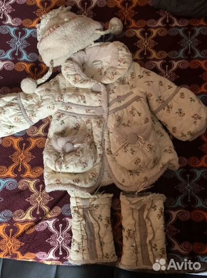 Пальто для девочки 92