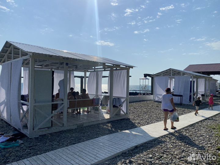 Аренда беседок на берегу моря