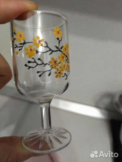 Хрустальные рюмки на ножке СССР