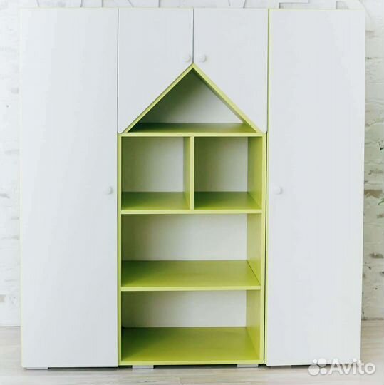 Шкаф стеллаж домик