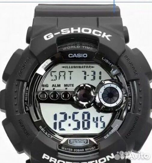 Часы casio g shock gd 100 bw