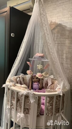 Бортики в детскую кроватку с одеялом