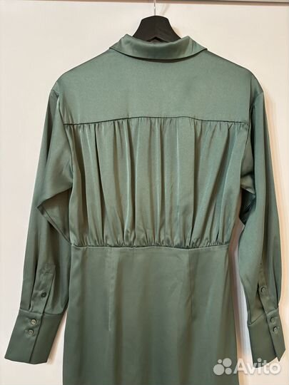 Платье рубашка зеленое Love republic