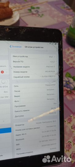 iPad mini 3 64gb с симкой
