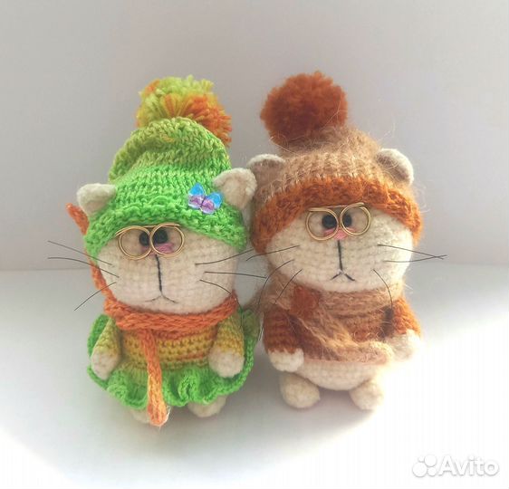 Вязаные котики