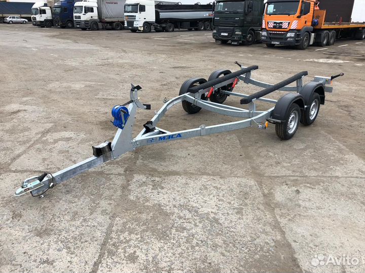 6-и метровый 2-осный лодочный прицеп Мзса